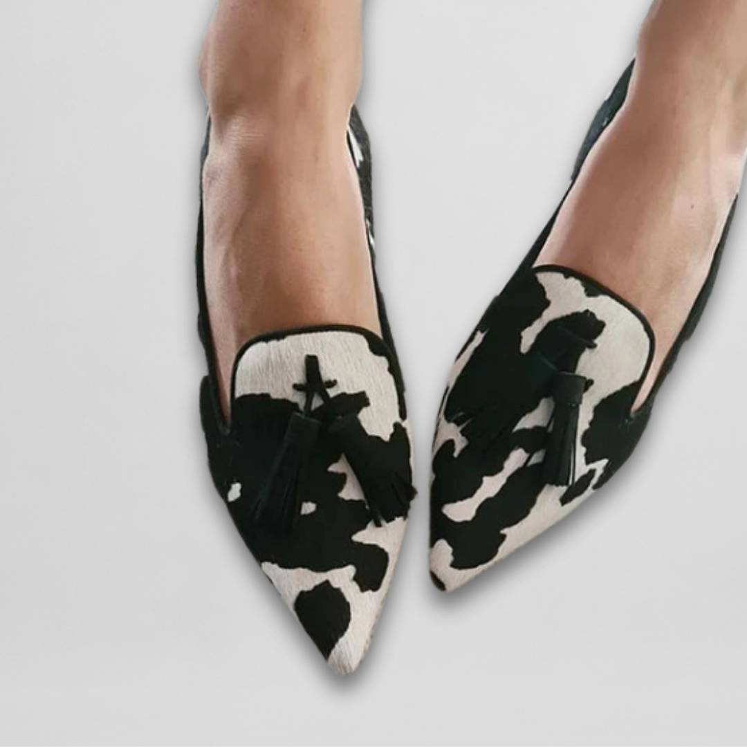 Mocassins Femmes à Bout Pointu et Semelle Fine pour Travail