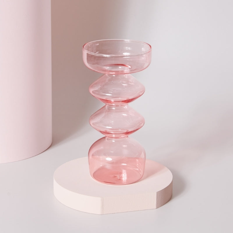Bougeoirs et vases en verre artisanal luxueux - BlxckFR