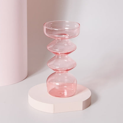 Bougeoirs et vases en verre artisanal luxueux - BlxckFR