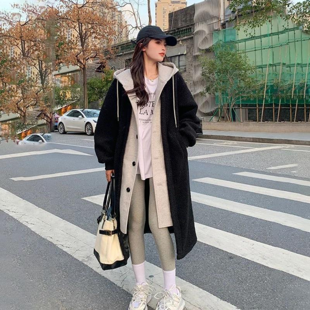 Manteau Femme Hiver Chic à Capuche