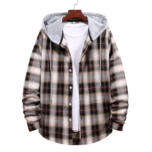 Veste Hiver Élégante avec Capuche Réglable pour Homme - LuxeStyle