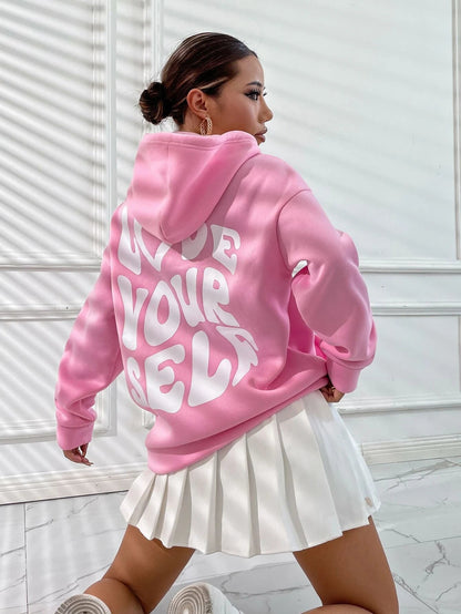 Sweat à Capuche Féminin Doux