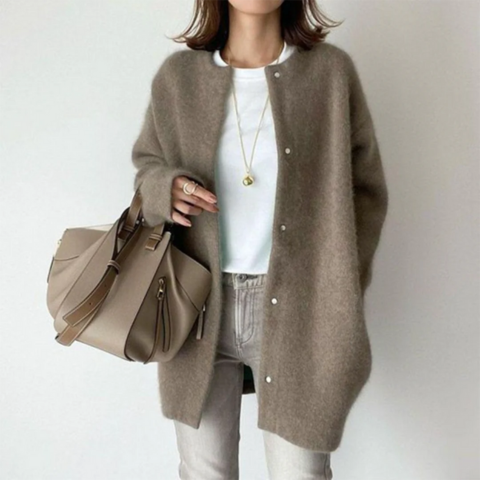 Cardigan Féminin Manches Longues Douillet