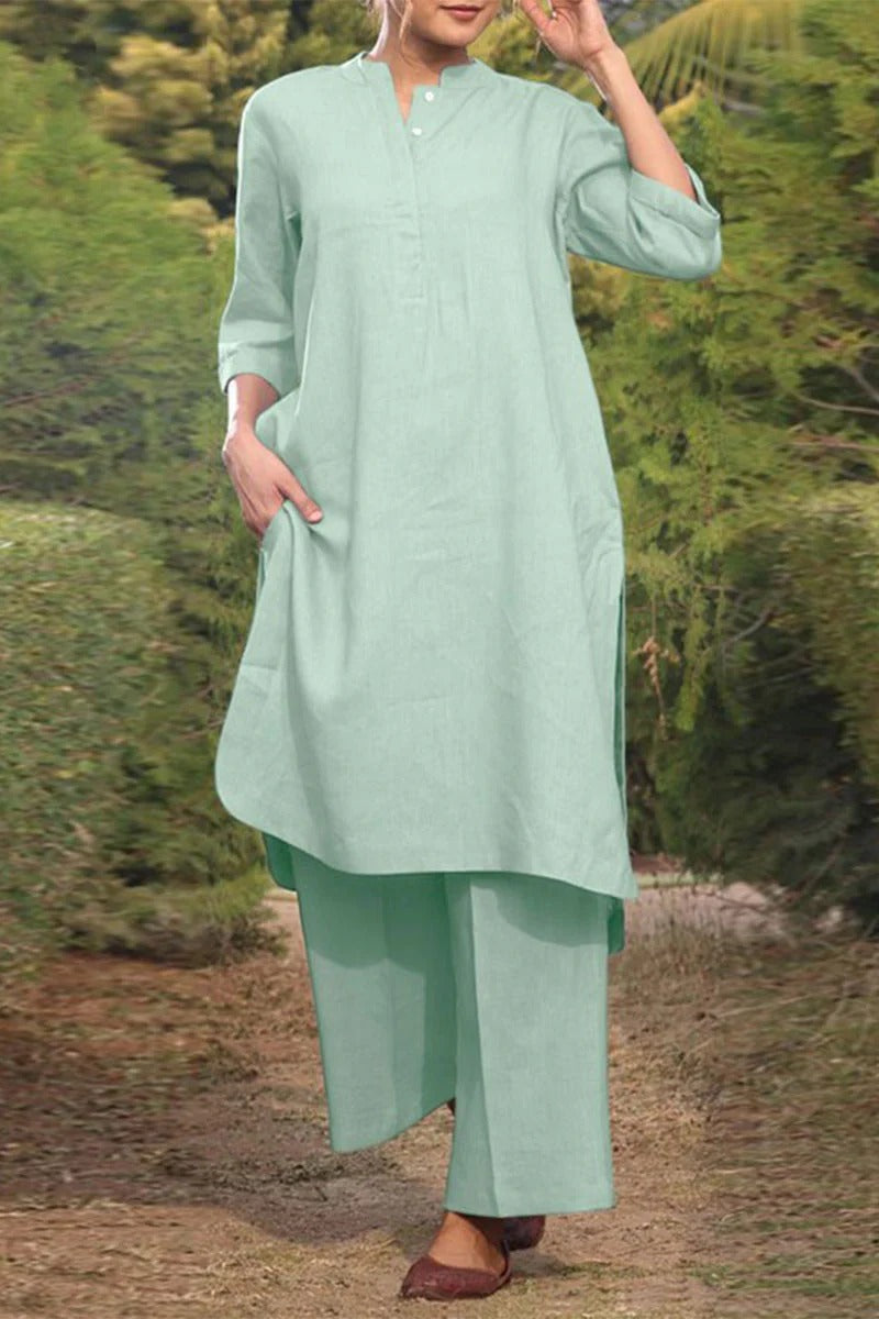 Robe Décontractée Femme Manches Longues Col Rond