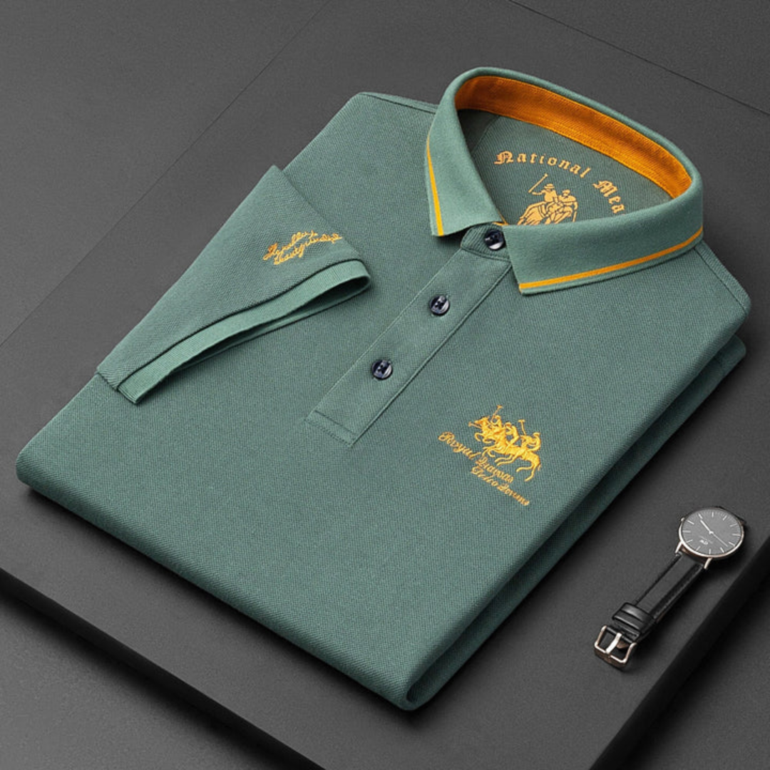 Polo Homme Classique Mi-Boutonné