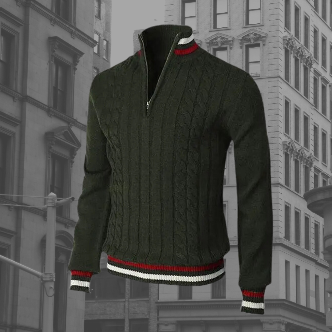 Pull Col Roulé Élégant pour Homme Hiver