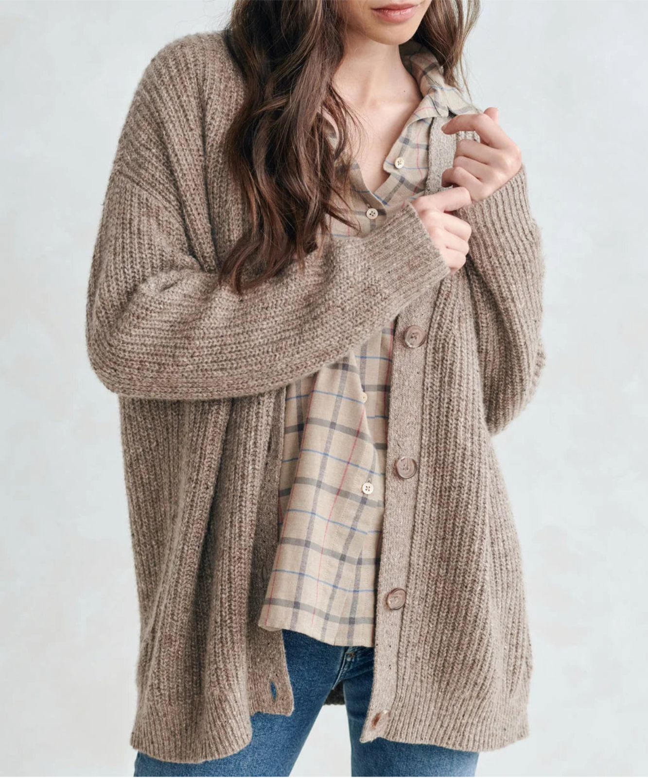Cardigan Femme Col V Élégant