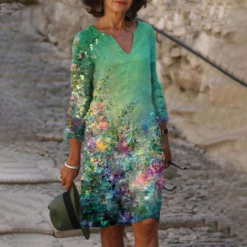 Robe Chic Femme Courte Élégante