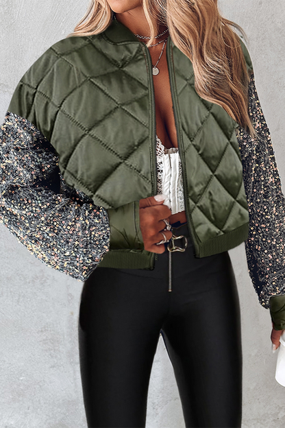 Veste Courte Élégante Pour Femme À Manches Brodées - LuxeStyle