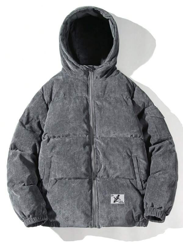 Veste Hivernale Doublée pour Homme avec Col Haut - LuxeStyle