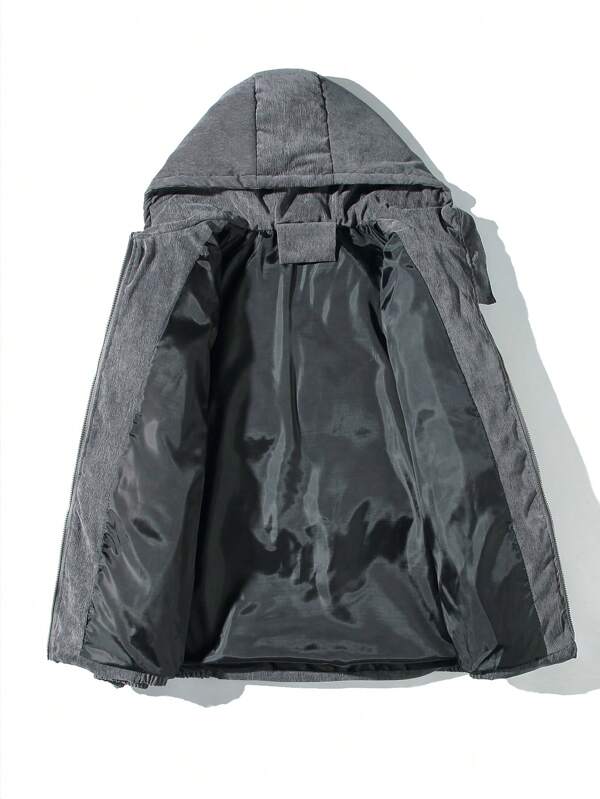 Veste Hivernale Doublée pour Homme avec Col Haut
