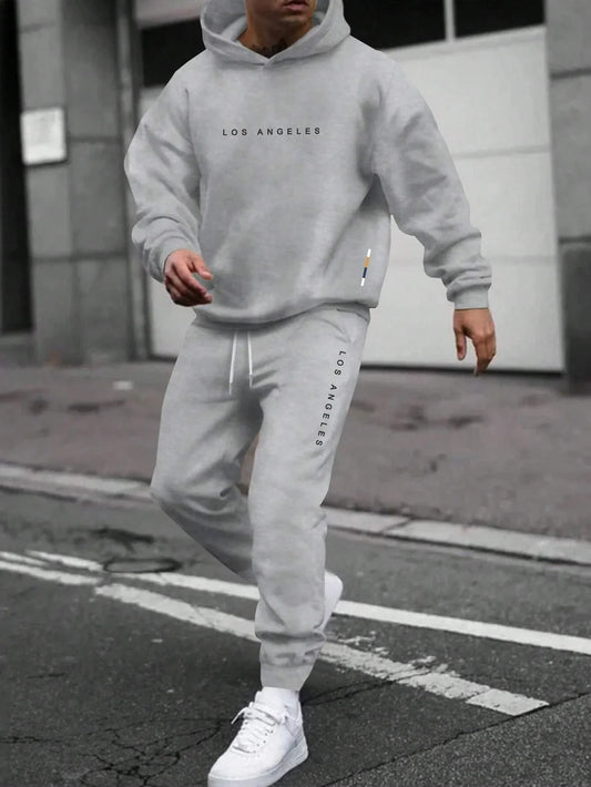 Tenue Décontractée Homme - Sweat à Capuche et Pantalon Jogging - LuxeStyle