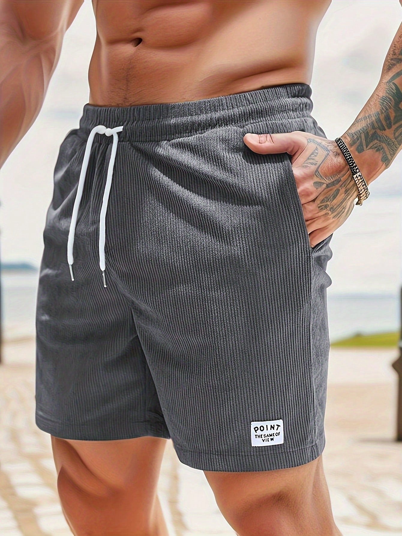 Short de Sport Velours Doux pour Homme