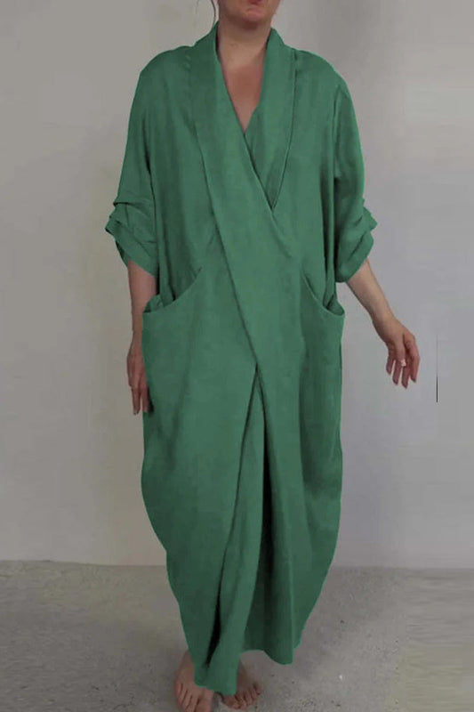 Robe Féminine Élégante avec Poches pour Femme au Quotidien - LuxeStyle
