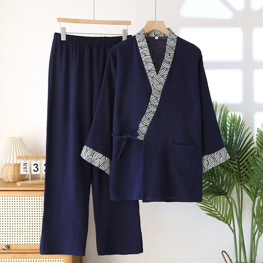 Pyjama Kimono Confortable pour Dames et Hommes - LuxeStyle