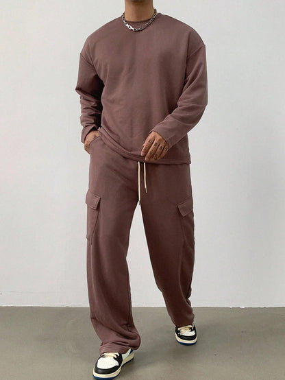Tenue Complète Homme Manches Longues et Pantalon Chino
