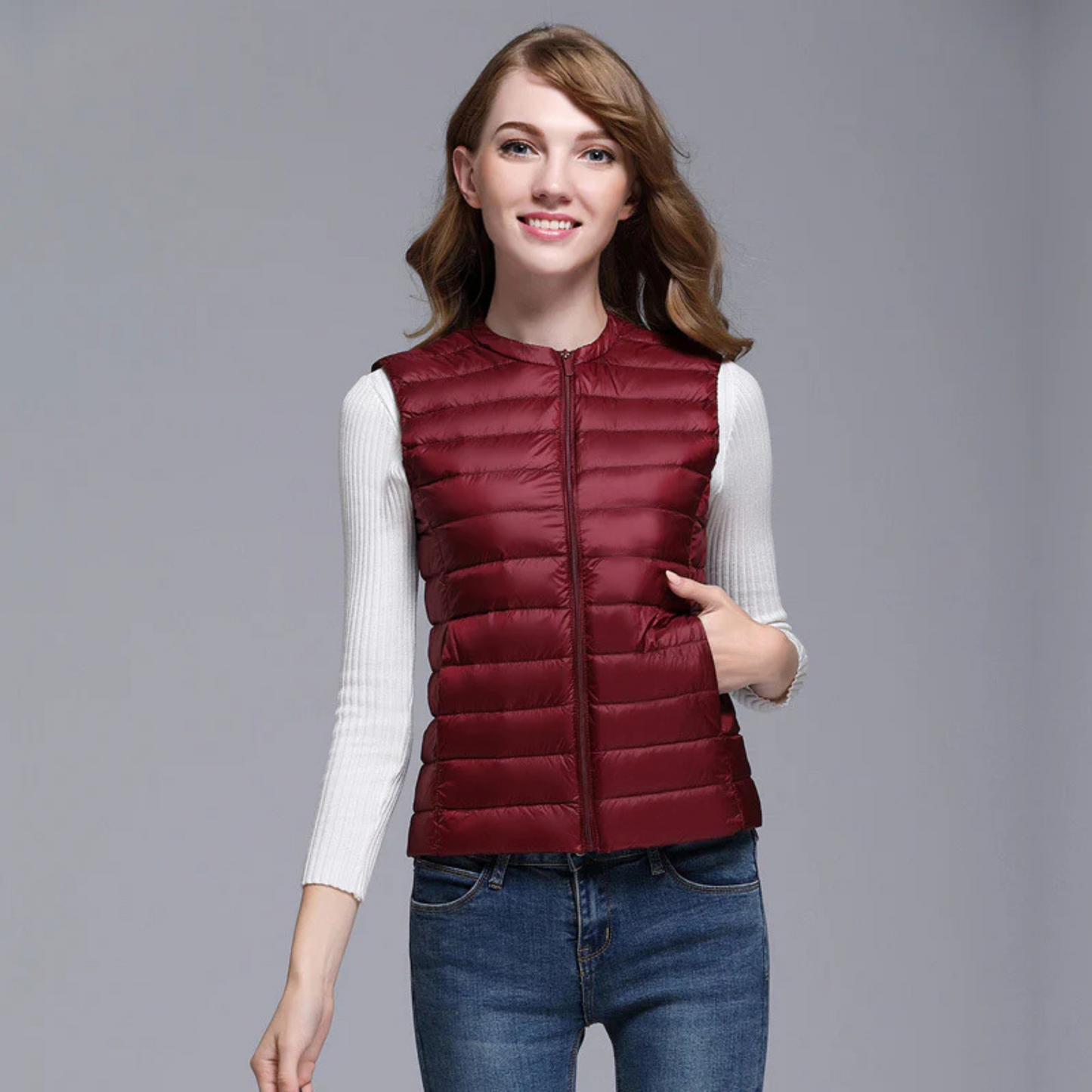 Blouson Femme Ultra Léger sans Manches