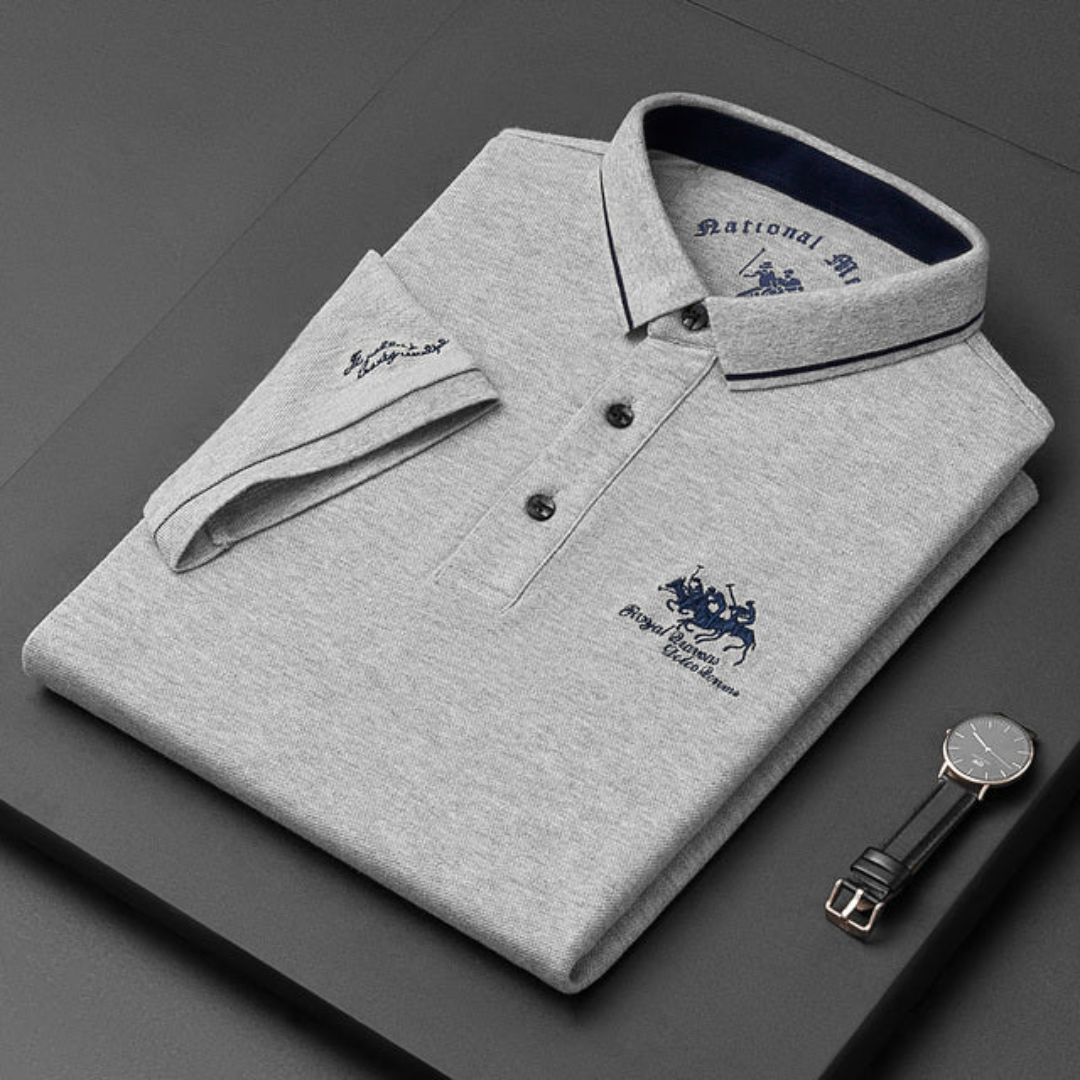 Polo Homme Classique Mi-Boutonné