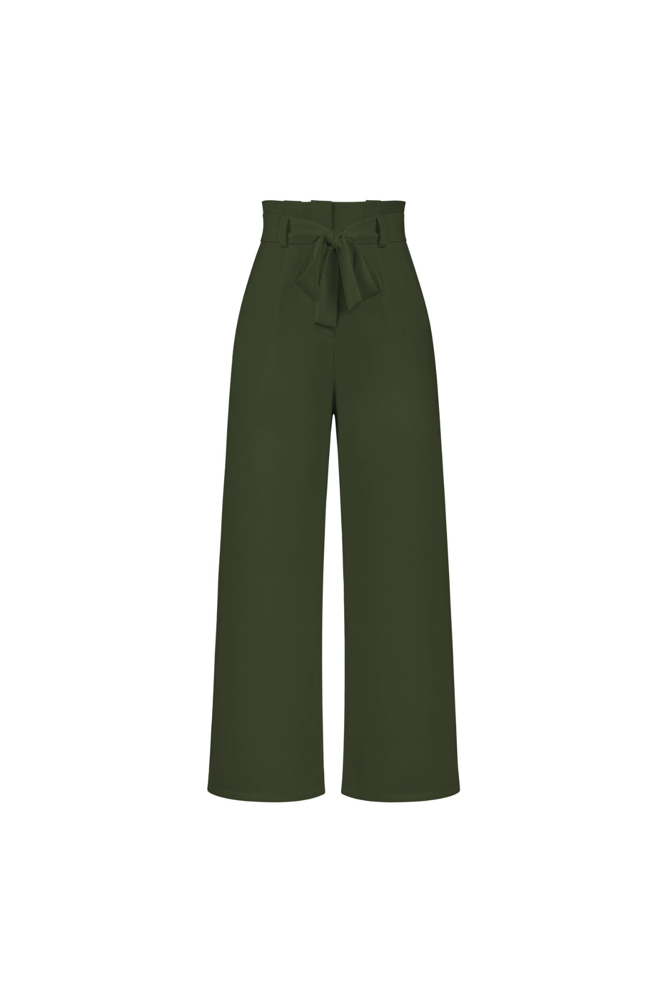 Pantalon Lin Élégant Pour Femme Taille Longue