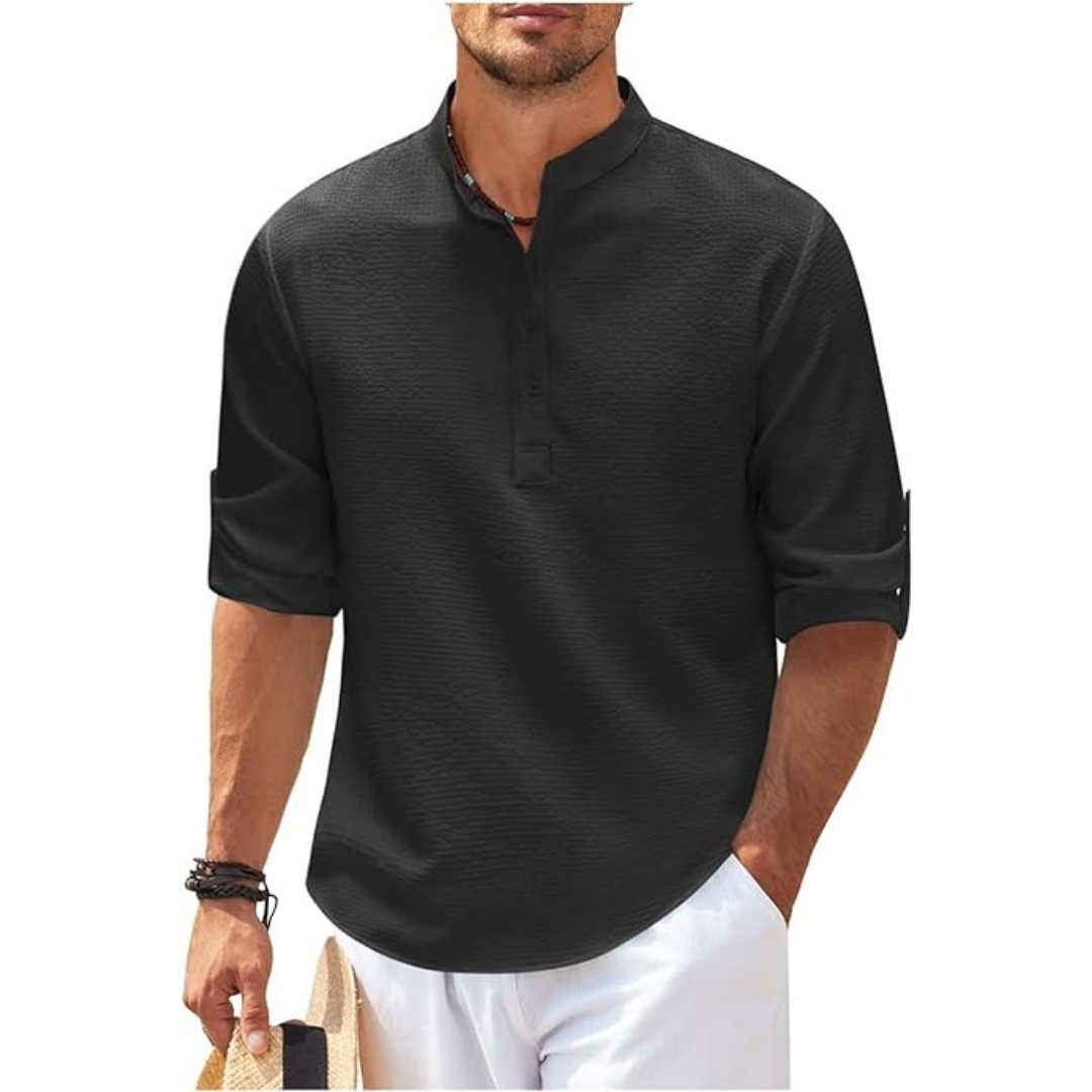 Chemise Homme Relaxe Élégante | Style Détendu