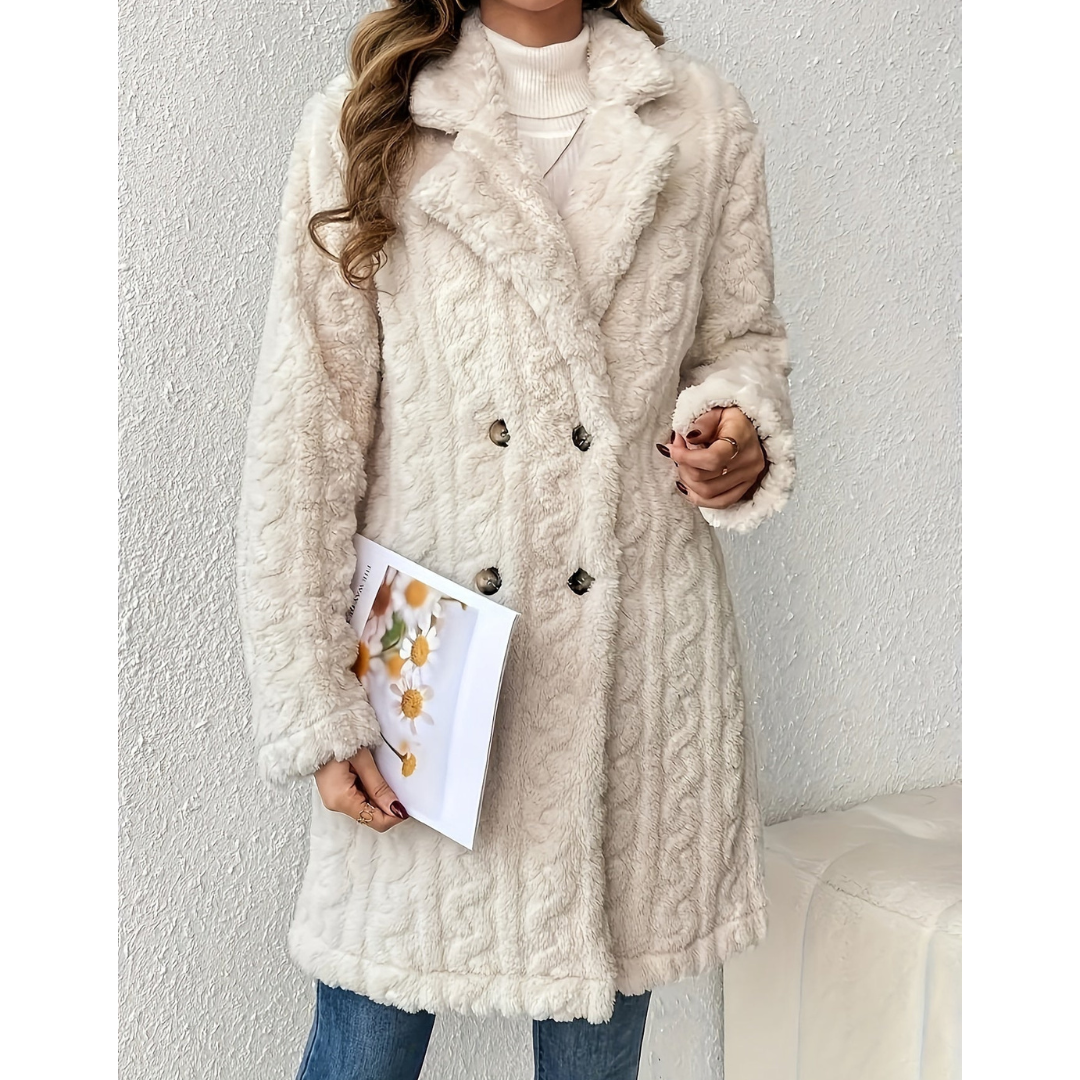 Manteau en laine féminin pour femme | Grande taille - LuxeStyle