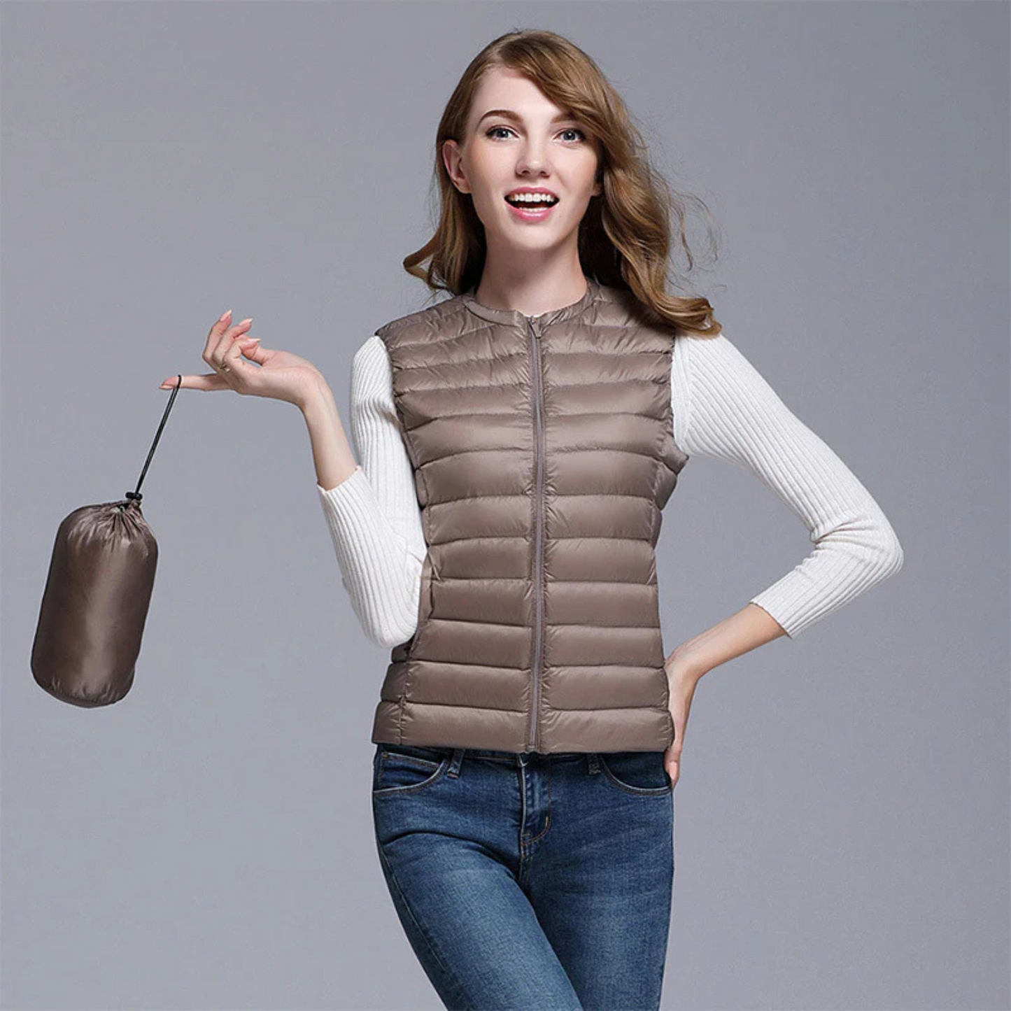 Blouson Femme Ultra Léger sans Manches