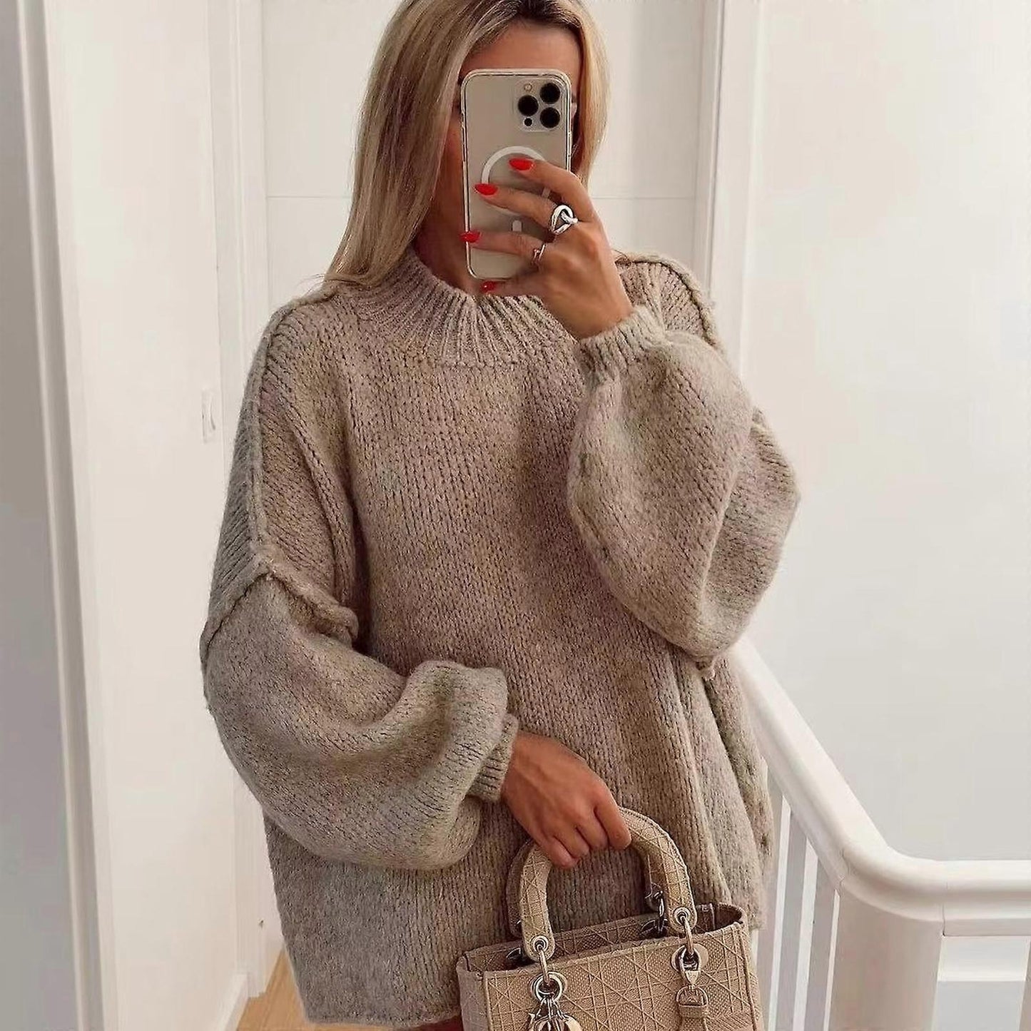 Pull Femme Grande Taille Doux et Confortable - LuxeStyle