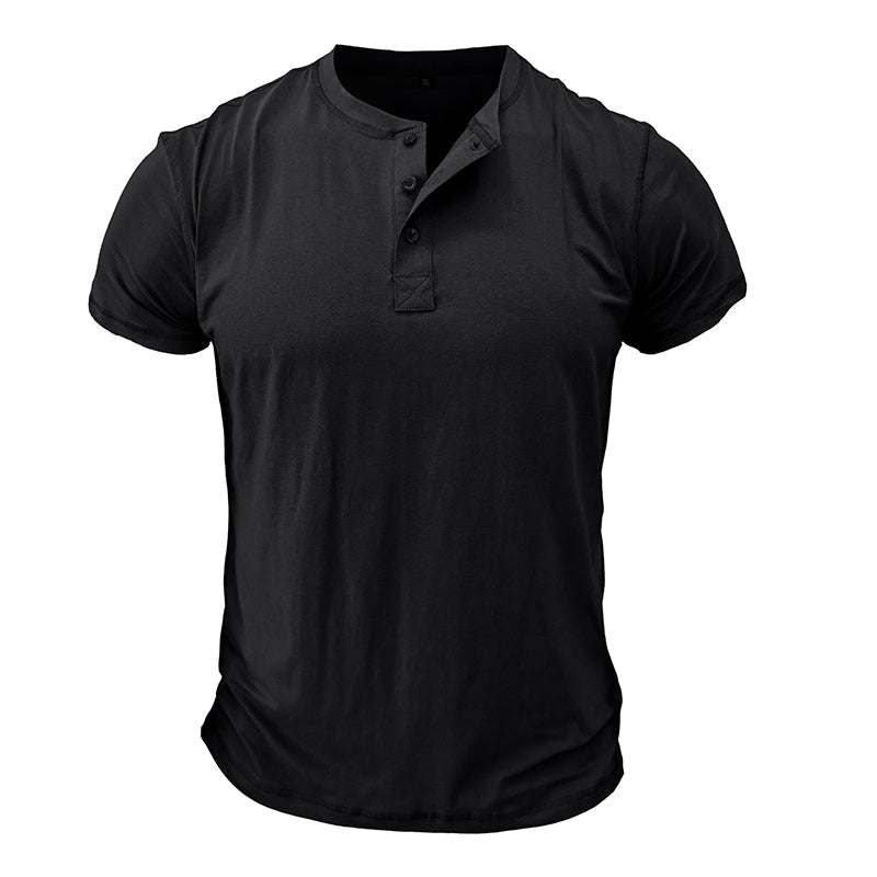 T-shirt Décontracté Marine Homme Manches Courtes