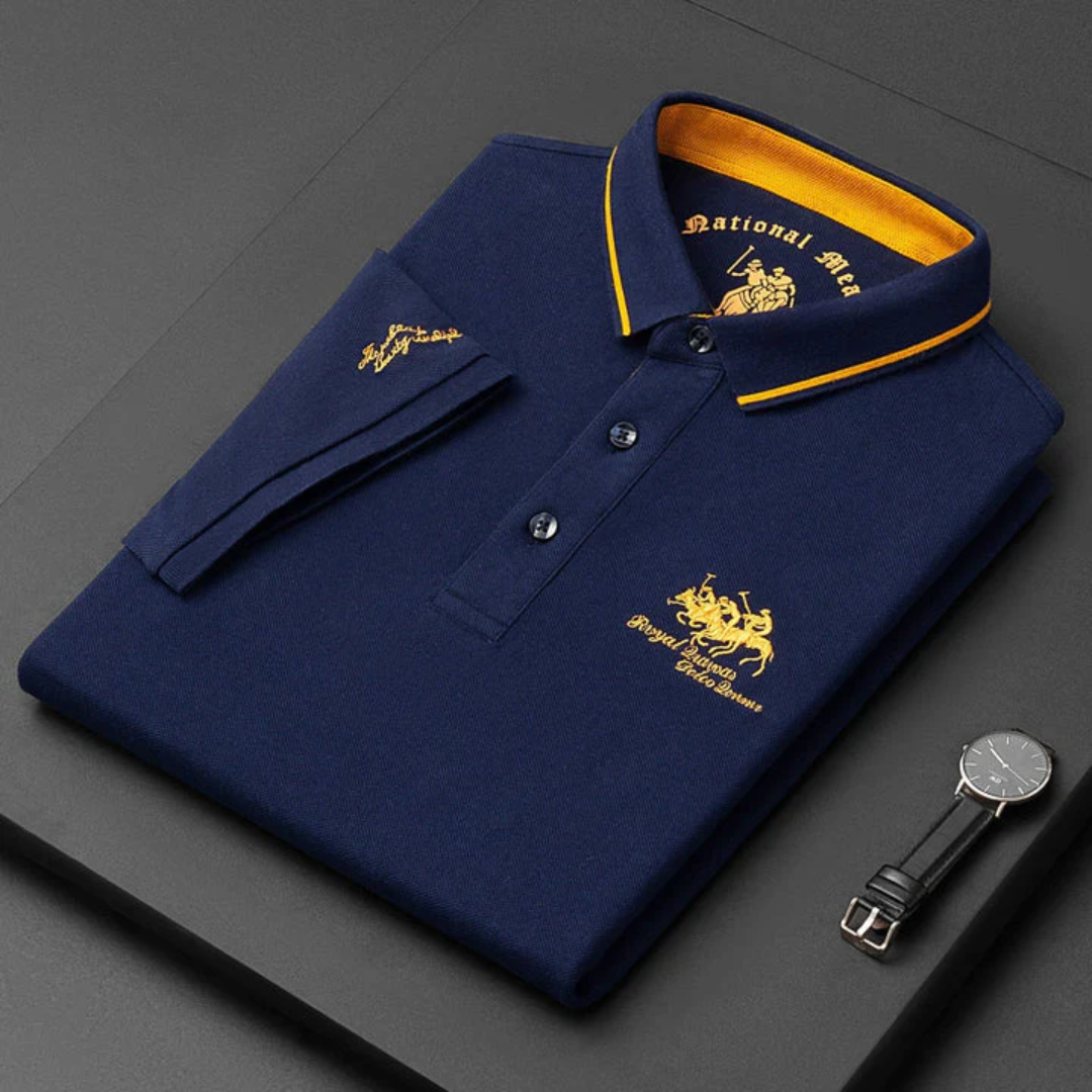 Polo Homme Classique Mi-Boutonné