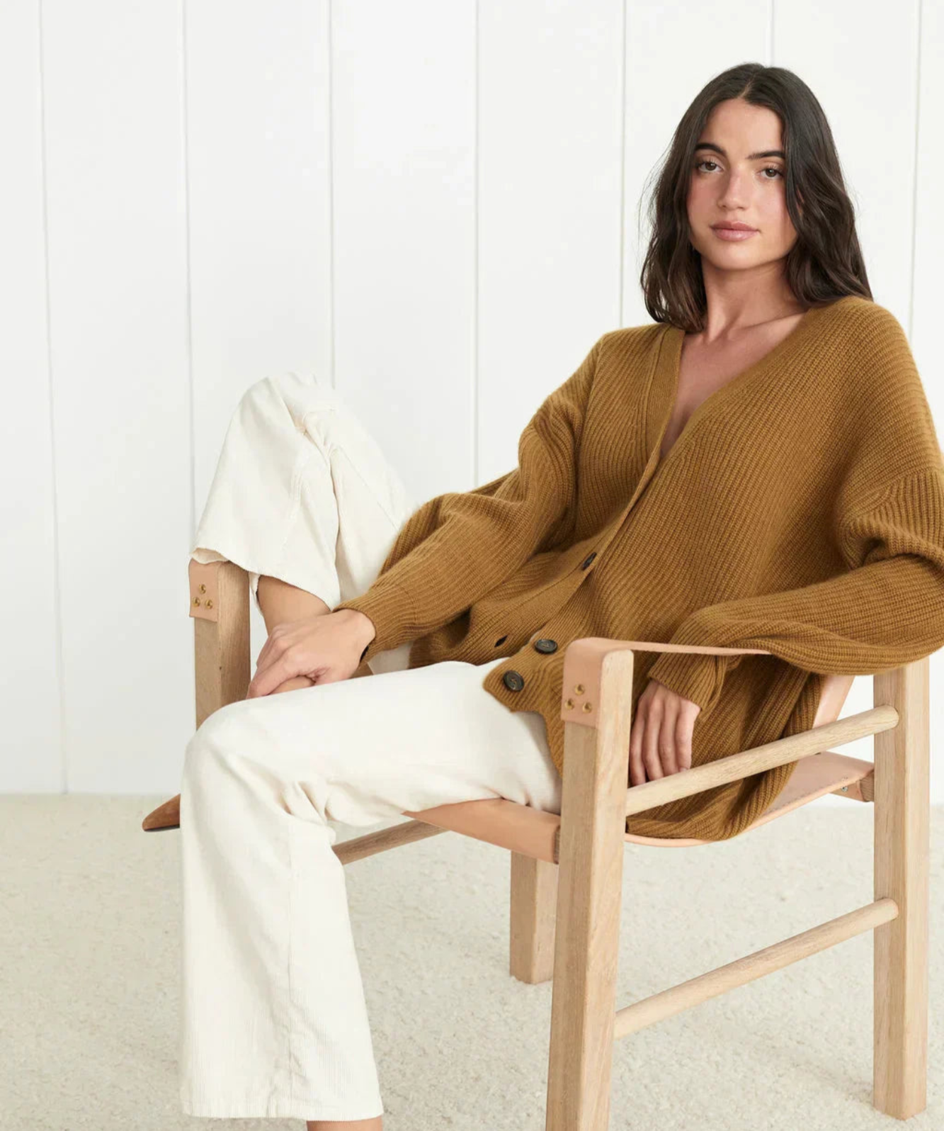 Cardigan Femme Col V Élégant
