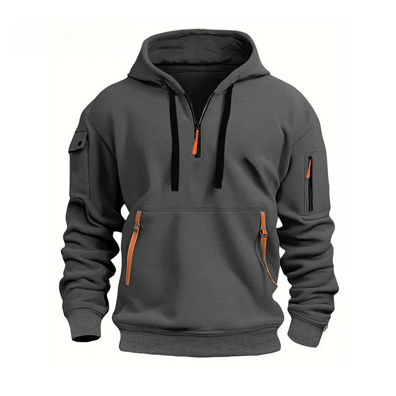 Sweat à capuche confortable et tendance avec fermeture zip