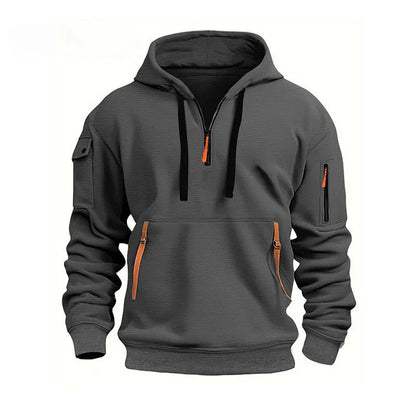 Sweat à capuche confortable et tendance avec fermeture zip