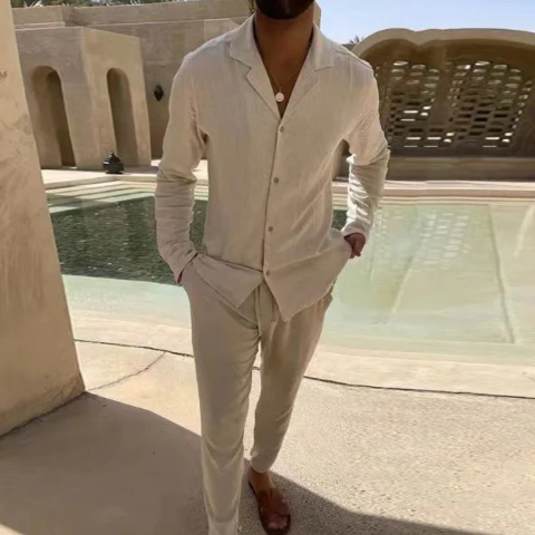 Costume Homme Lin Doux et Léger - LuxeStyle