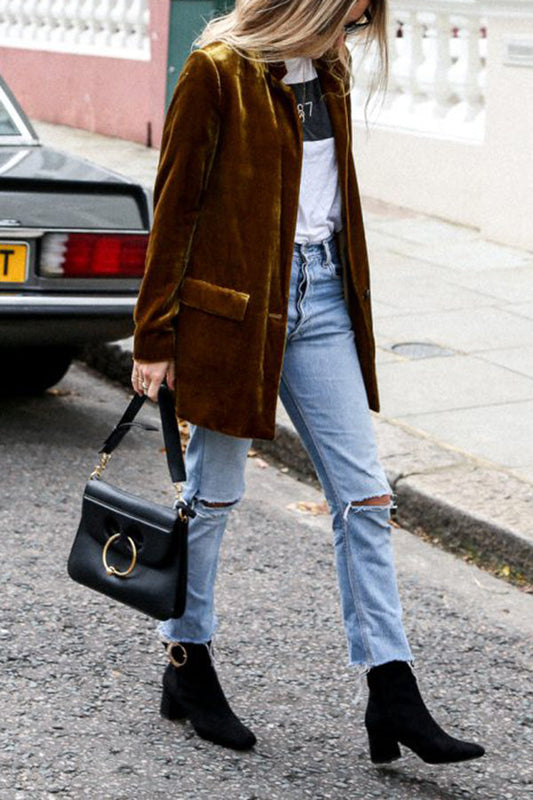 Veste Cuir Douce Femme Chic - luxestyle