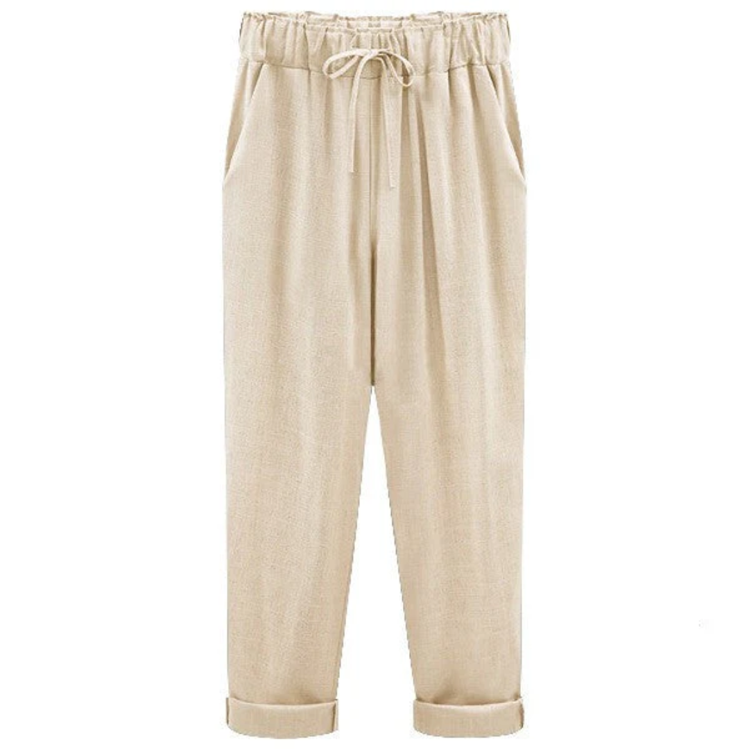 Pantalon Linéaire Confort Femme Été