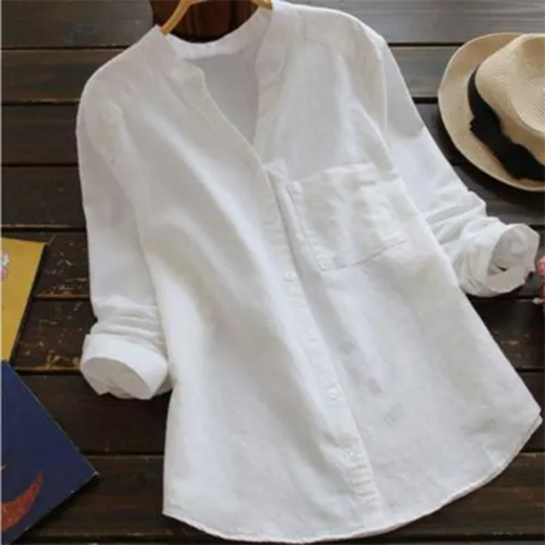 Chemise Femme Élégante Manches Longues Été