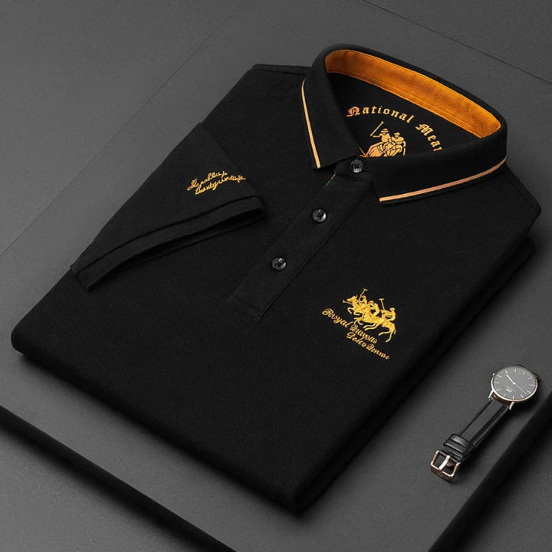 Polo Homme Classique Mi-Boutonné