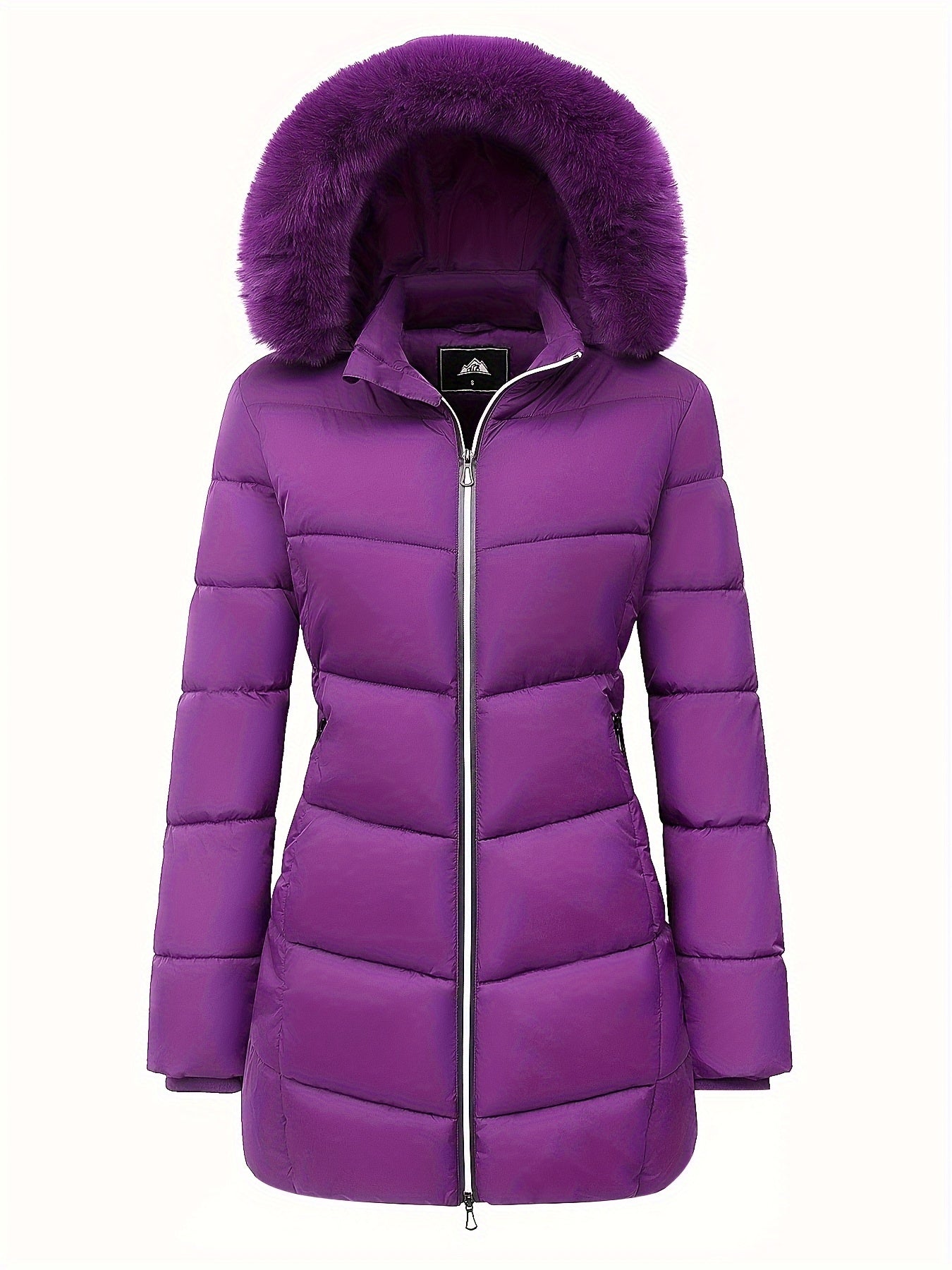 Manteau Hivernal Douillet pour Femme avec Capuche et Poches