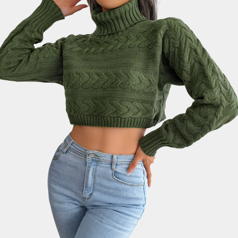 KIMBERLY - Pull Court Moderne pour Femmes