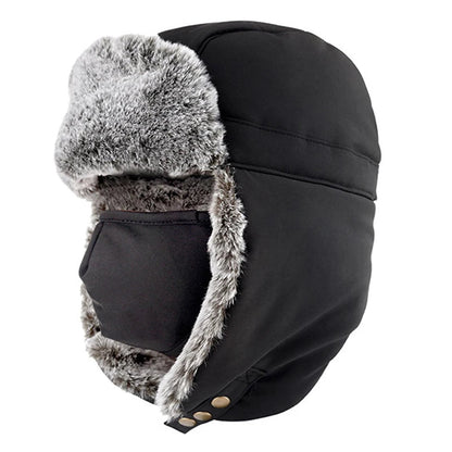 Bonnet Hiver Chauffant avec Oreilles Couvertes pour Adultes