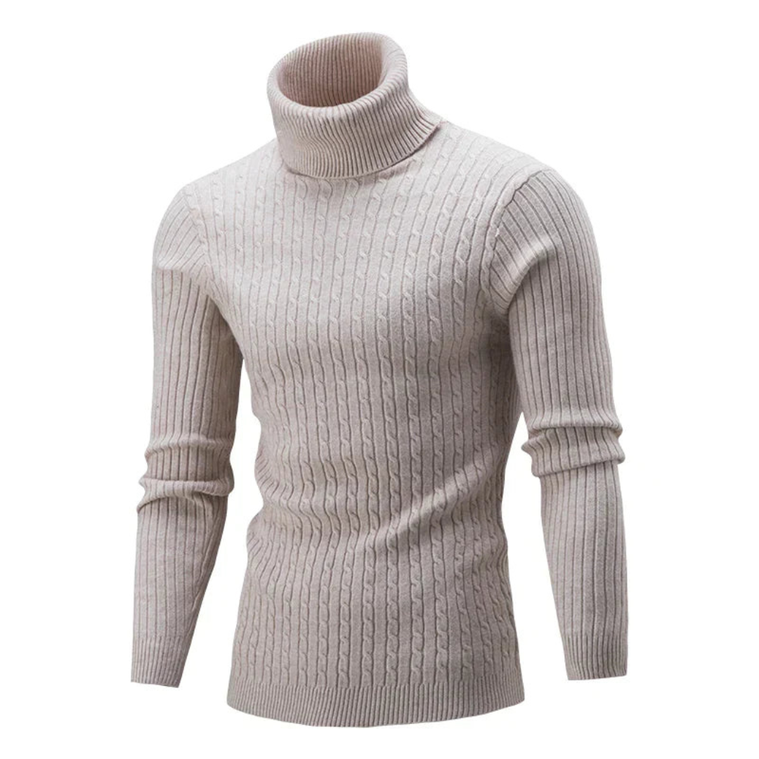 Pull Homme Hiver Chaleureux Col Roulé - luxestyle