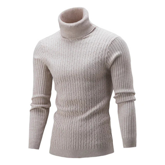 Pull Homme Hiver Chaleureux Col Roulé - luxestyle