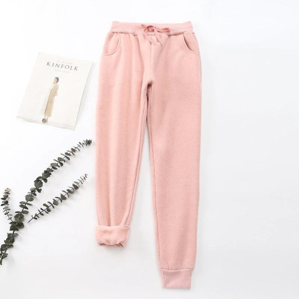 Pantalon décontracté taille élastique pour femme - LuxeStyle
