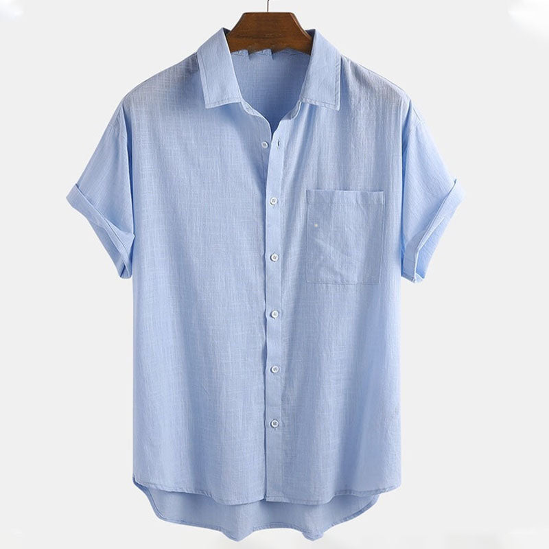 Chemise Homme Manche Courte Élégante - luxestyle