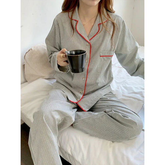 Ensemble Pyjama Coloré pour Femme - Tenue de Nuit Confortable - LuxeStyle