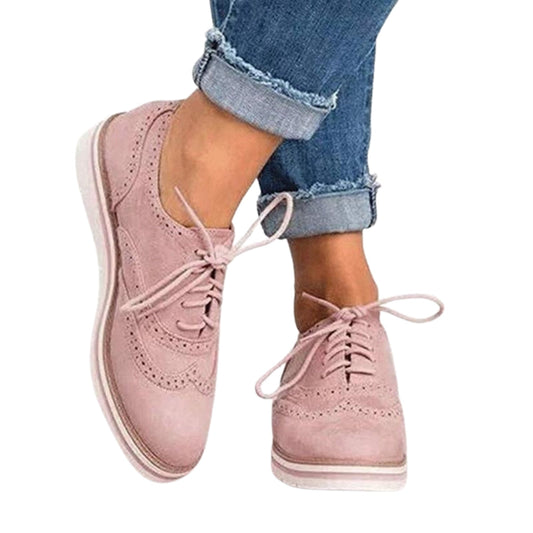 Baskets Femmes à Semelle Plate avec Bout Rond - LuxeStyle