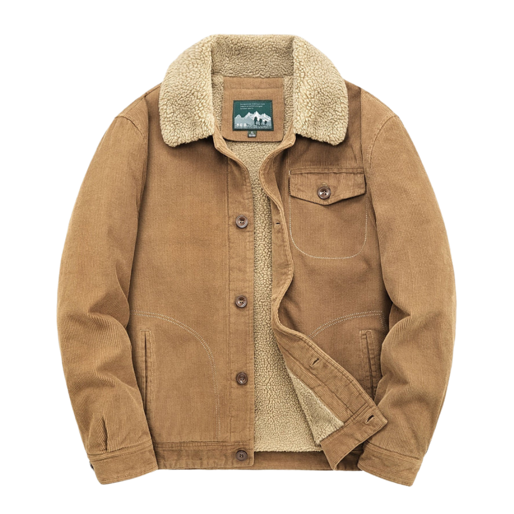 Manteau Homme Coton Léger Extérieur Avec Poche Poitrine - LuxeStyle