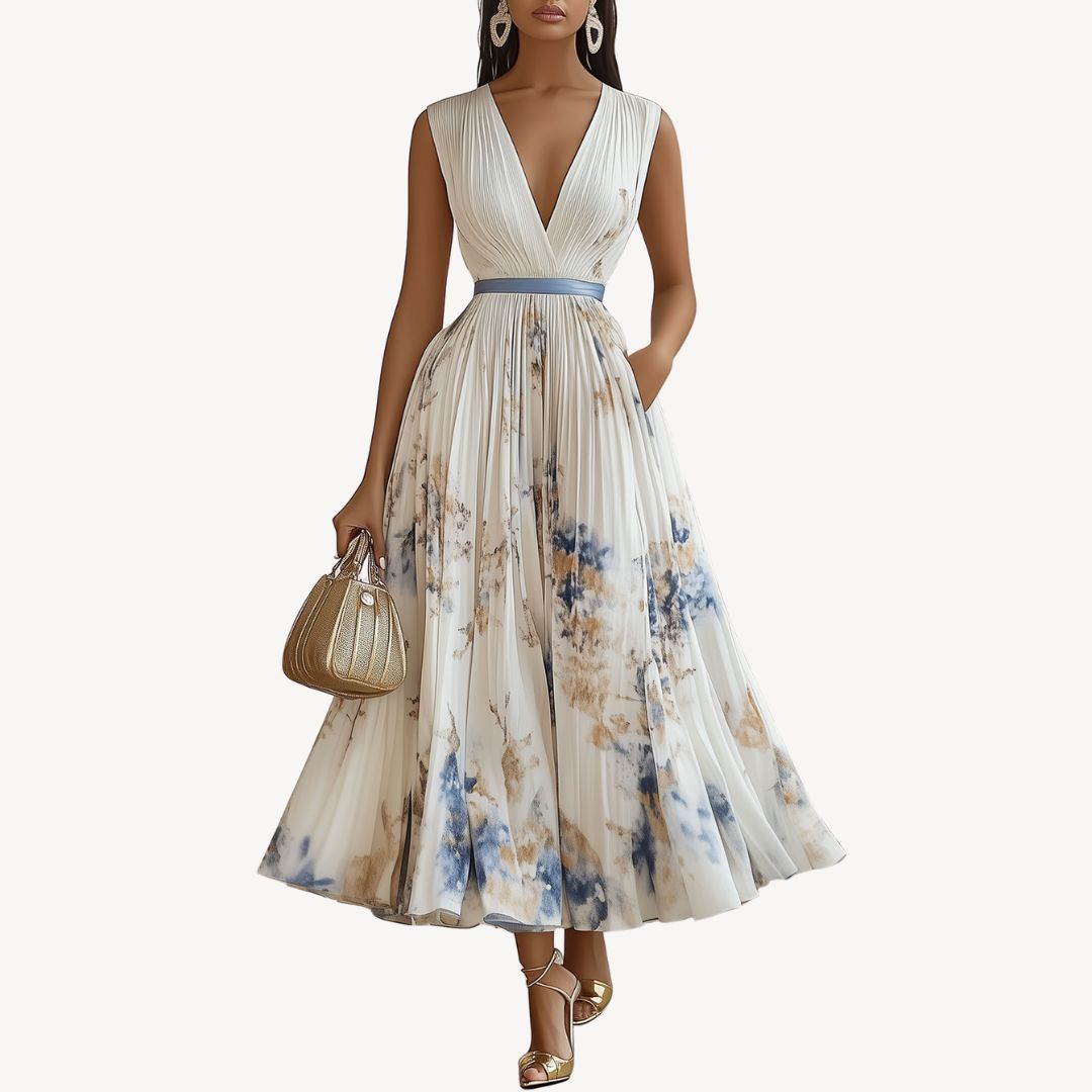 Robe Été Fleuri pour Femme Midi - LuxeStyle