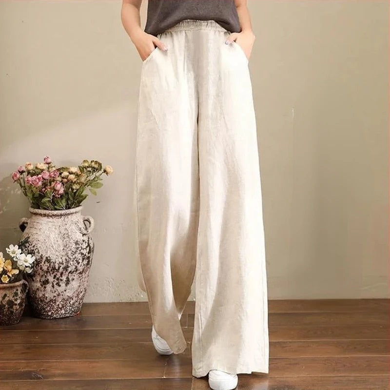 Pantalon Large et Confortable pour Femme - luxestyle