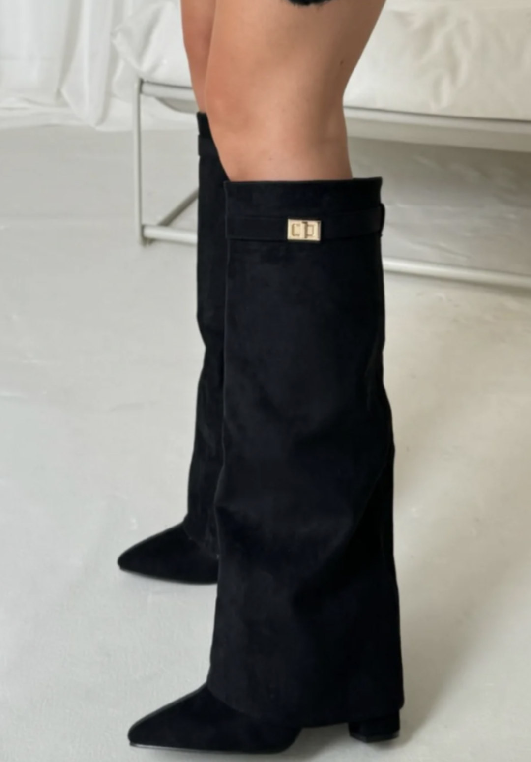 Bottines Fashion à Talons pour Femmes Confortables